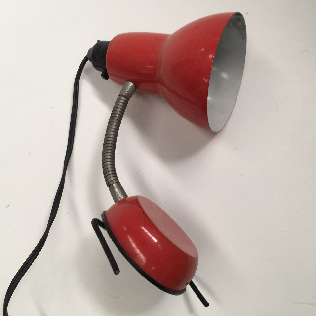 LAMP, Bedside Light (Clip On) - Red